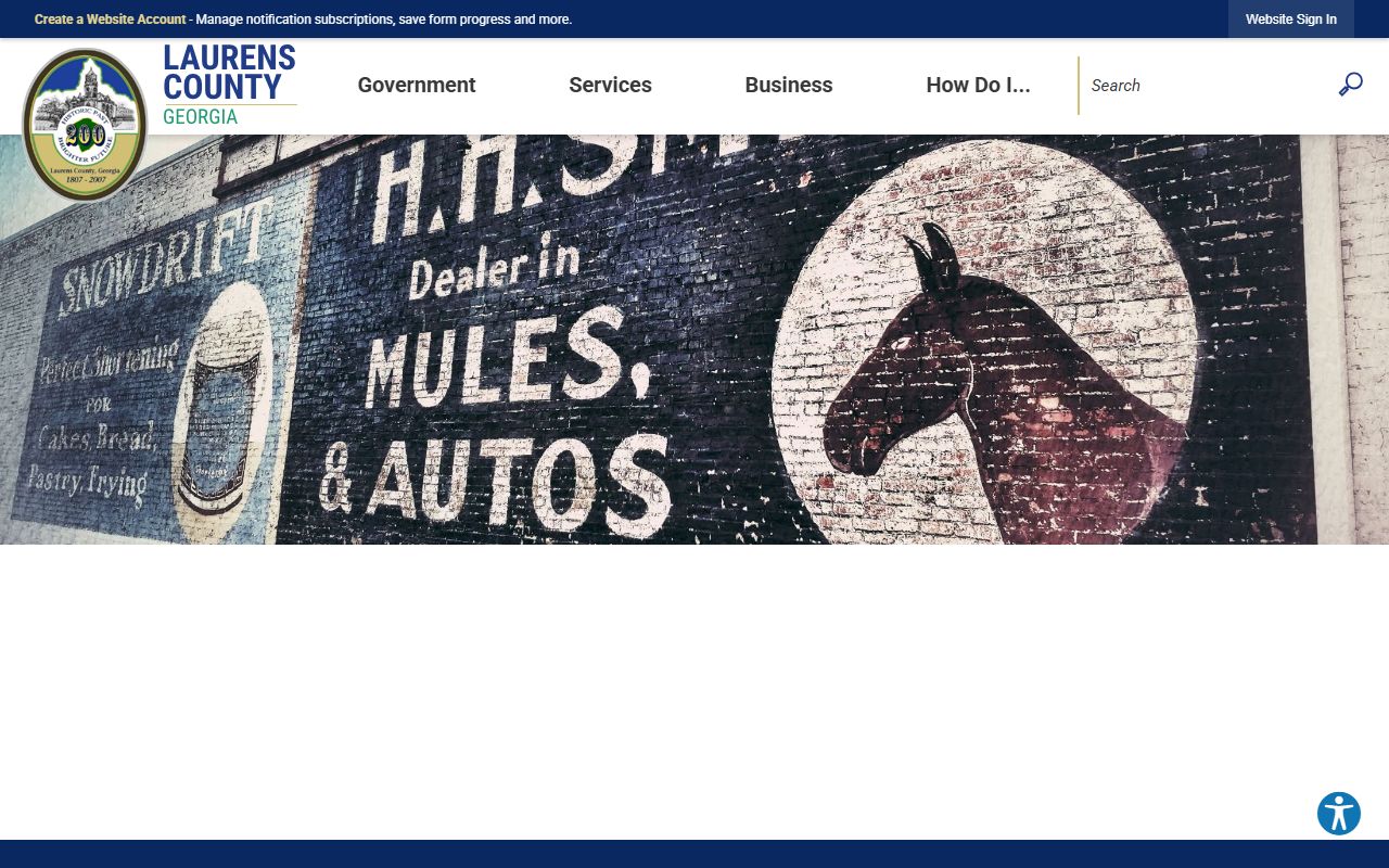Laurens County court records official county homepage