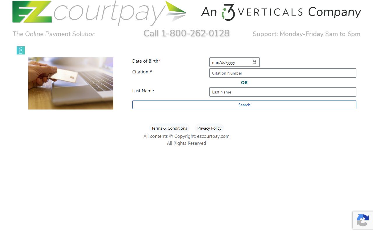 Laurens County traffic court records EZ Court Pay portal